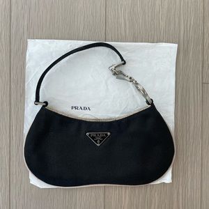 Prada mini satin purse - used